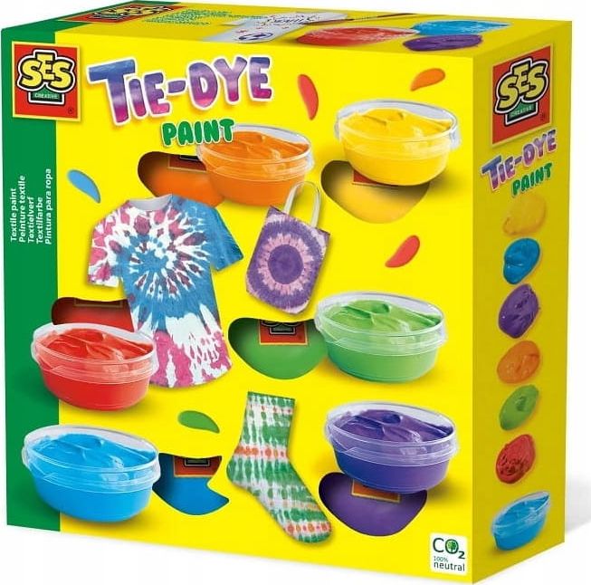 SES Tie-dye barva na textil