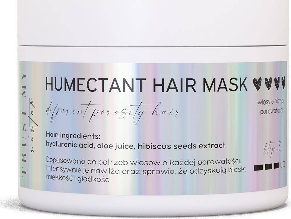 Trust Trust My Sister Humectant Hair Mask zvlhčující maska na vlasy s různou pórovitostí 150g