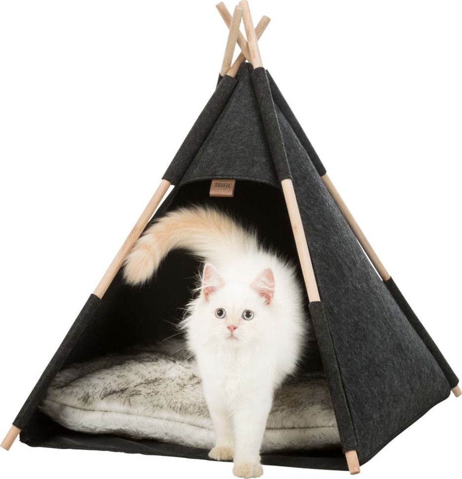 Trixie TRIXIE Kočičí jeskyně Tipi, plsť, 55x65x55 cm