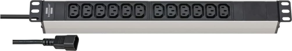 Brennenstuhl Alu-Line 12x IEC C13 Prepäťová ochrana