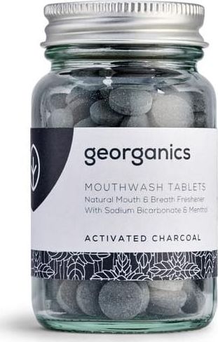 Georganics Natural Tasyot Tass Tablety, Actived Charcoal, 120 tabletů