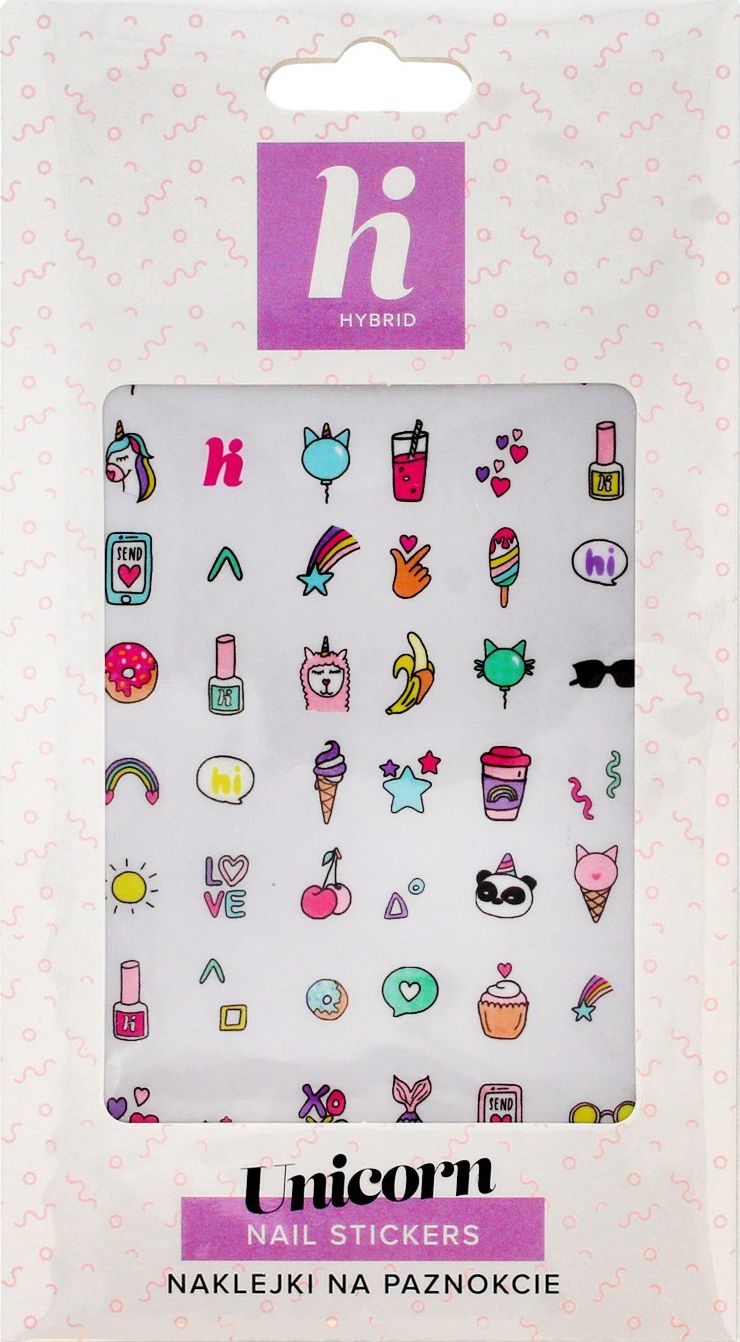Nálepky na nechty Hi Hybrid Unicorn 1 ks