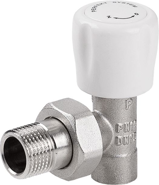 Perfexim 1/2 úhlový přívodní ventil radiátoru pro pájení PHA-032/L G1/2x15 (20-032-0100-200)