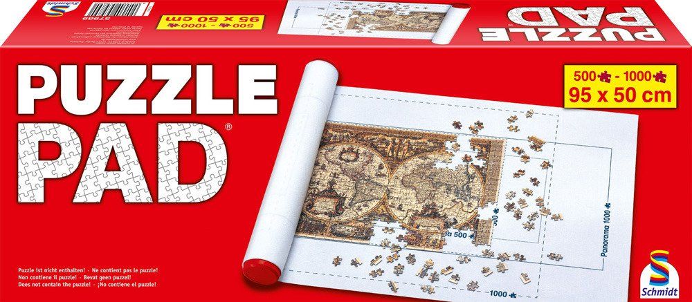 Puzzlepad für 500- bis 1000-Teile-Puzzles, Schutzhülle