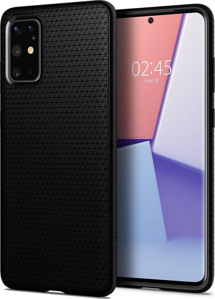 Matné černé pouzdro Spigen Liquid Air Galaxy S20+ Plus