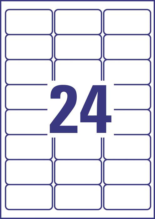 Avery Zweckform LABEL ZF L4773 REV HEAVY DUTY 63,5 X33, 9MM LABEL - L4773REV-20