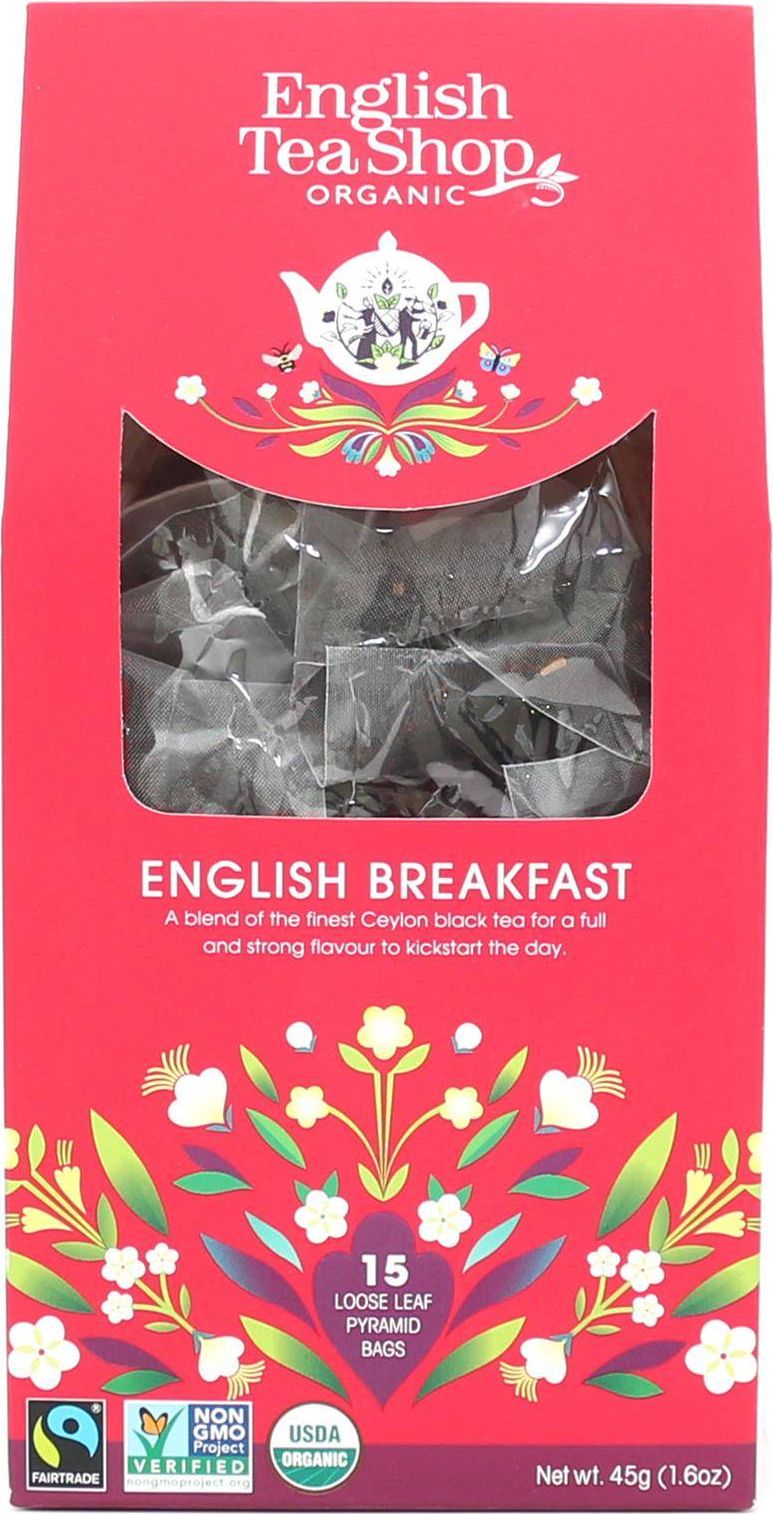 English Tea English Tea Shop, English Breakfast Tea, 15 pyramíd