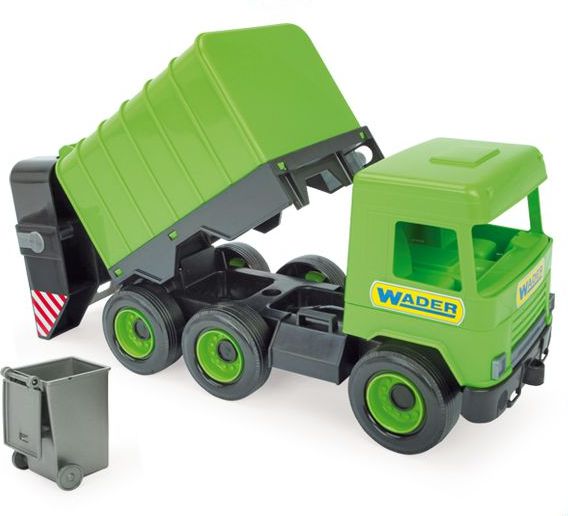 Wader Middle truck - Zelené smetiarske auto (234800)