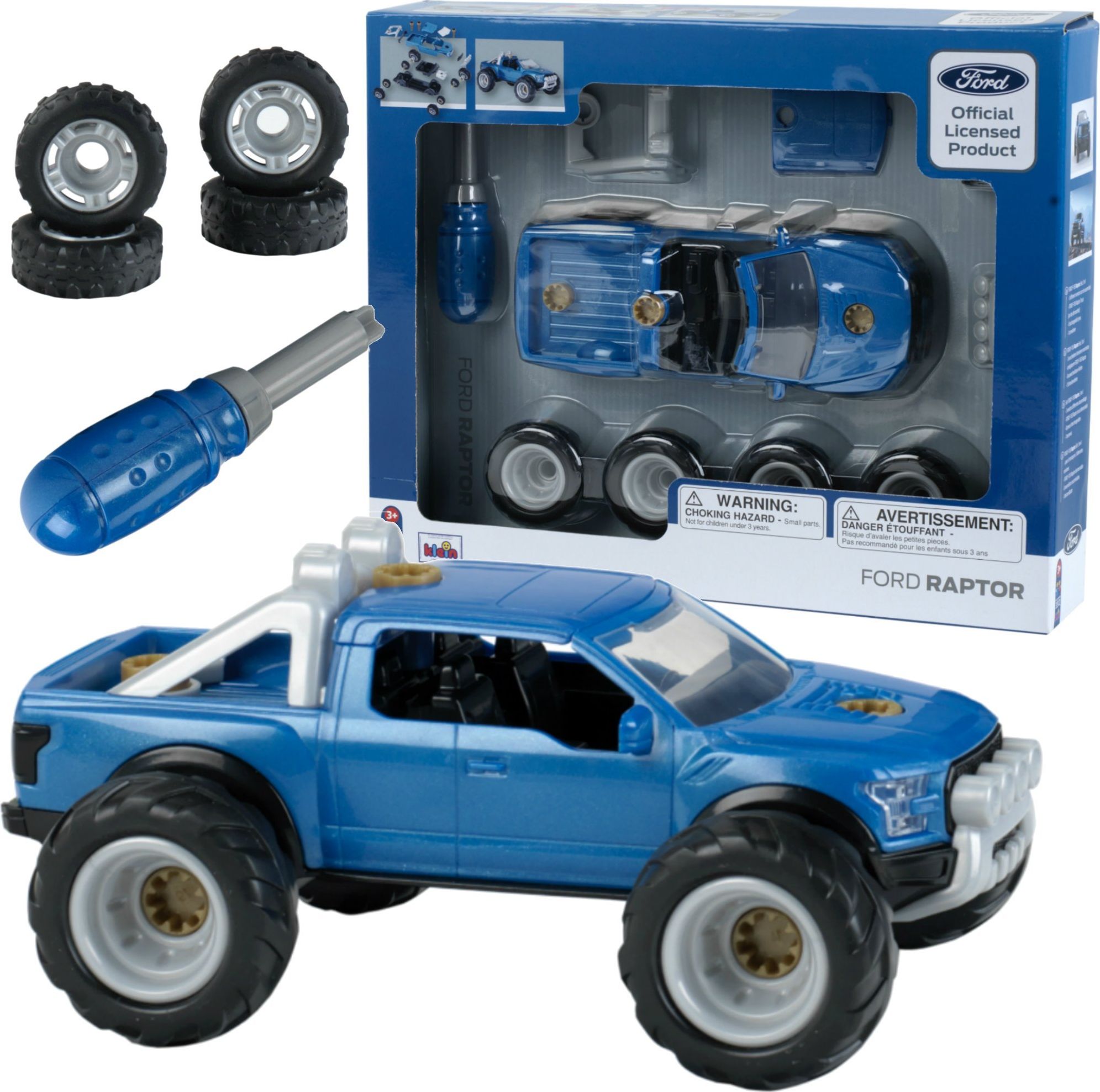 Automobil Klein Ford F-150 Raptor 3v1