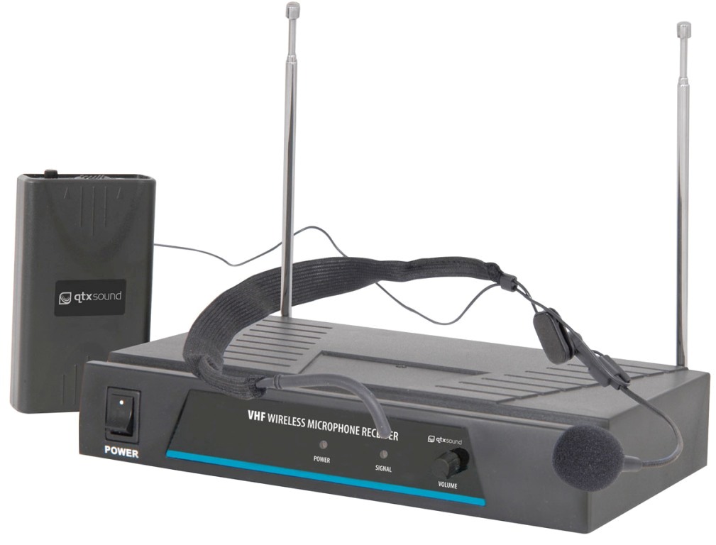 QTX VHF-N1, bezdrátový mikrofon, 1 kanálový, 174.5 MHz