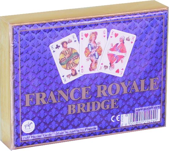 Piatnik PIATNIK LUX 2 CARDS FRANCE ROYALE DECKS - 214240