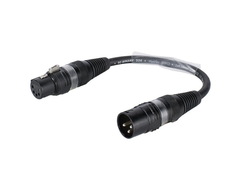 Sommer cable adaptér 3-pin XLR(M) / 5-pin XLR(F)