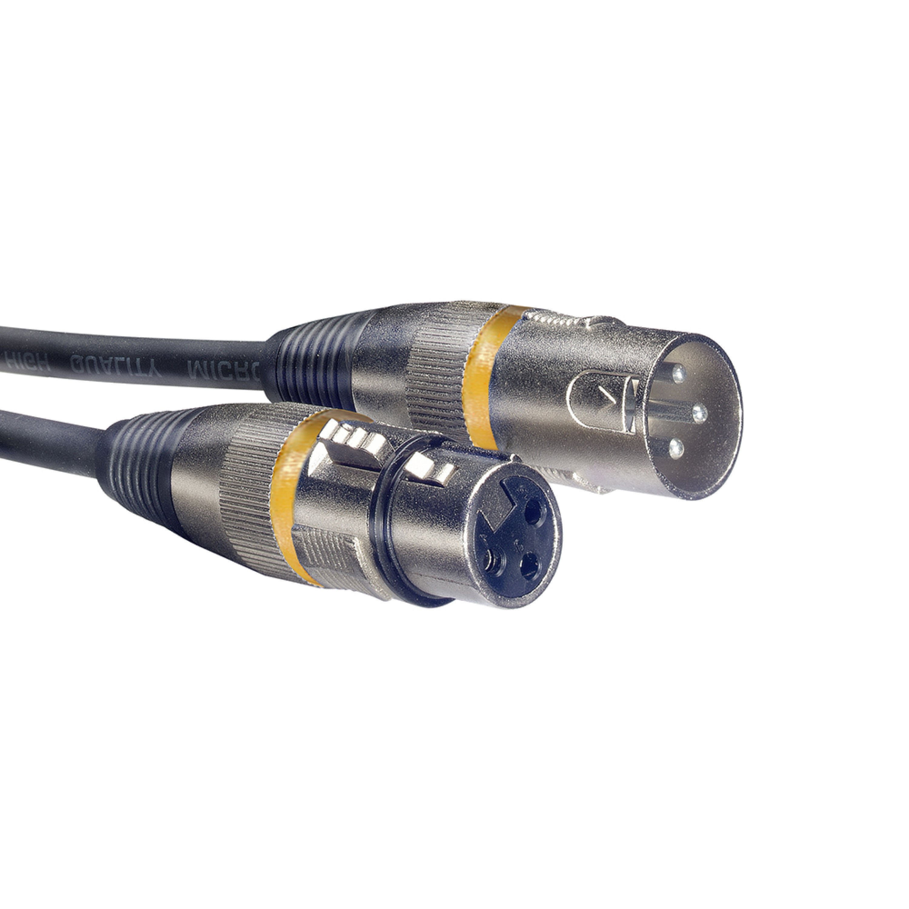 Stagg SMC6 YW, mikrofonní kabel XLR/XLR, 6m