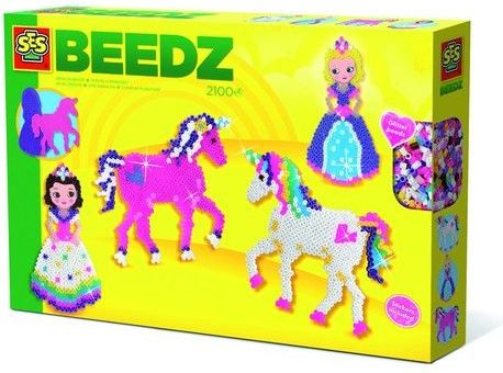 SES Beaded Ironing Papers - Unicorn and Princess (285639)