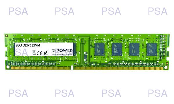 2-Power 2GB MultiSpeed 1066/1333/1600 MHz DDR3 Non-ECC DIMM 1Rx8 ( DOŽIVOTNÍ ZÁRUKA )
