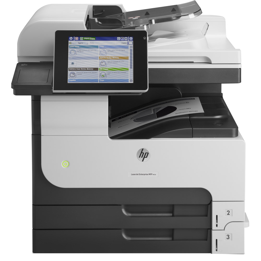 HP LaserJet Enterprise 700 MFP M725dn (A3, 41 ppm A4, USB, Ethernet, Print/Scan/Copy/Digital Sending, RADF, Duplex)