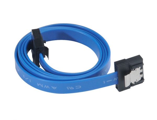 AKASA kabel Super slim SATA3 datový kabel k HDD,SSD a optickým mechanikám, modrý, 30cm