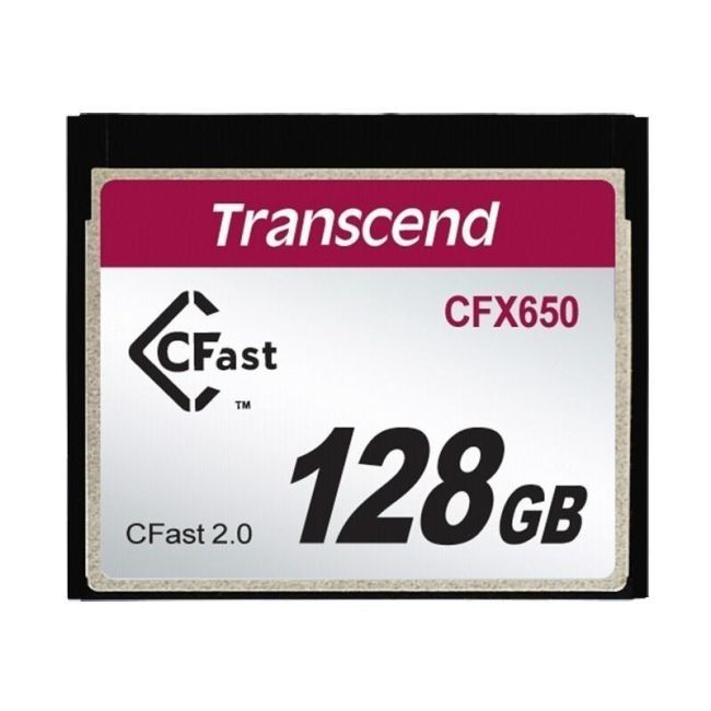 Transcend CFast 2.0 CFX650 128 GB TS128GCFX650 TRANSCEND CFX650 CFast 2.0 128GB Card R510MB/s MLC