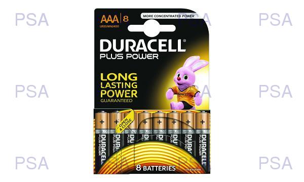 Duracell MN2400B8 Duracell Plus AAA 8 Pack