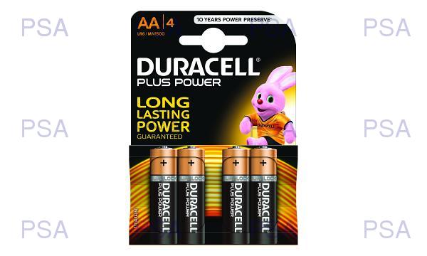 Duracell MN1500B4 Duracell Plus AA 4 Pack