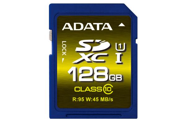 ADATA Premier Pro SDXC karta 128GB UHS-I U1 Class 10 (95/45M/s)