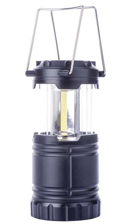 Kempingová svítilna COB LED, na 3x AA