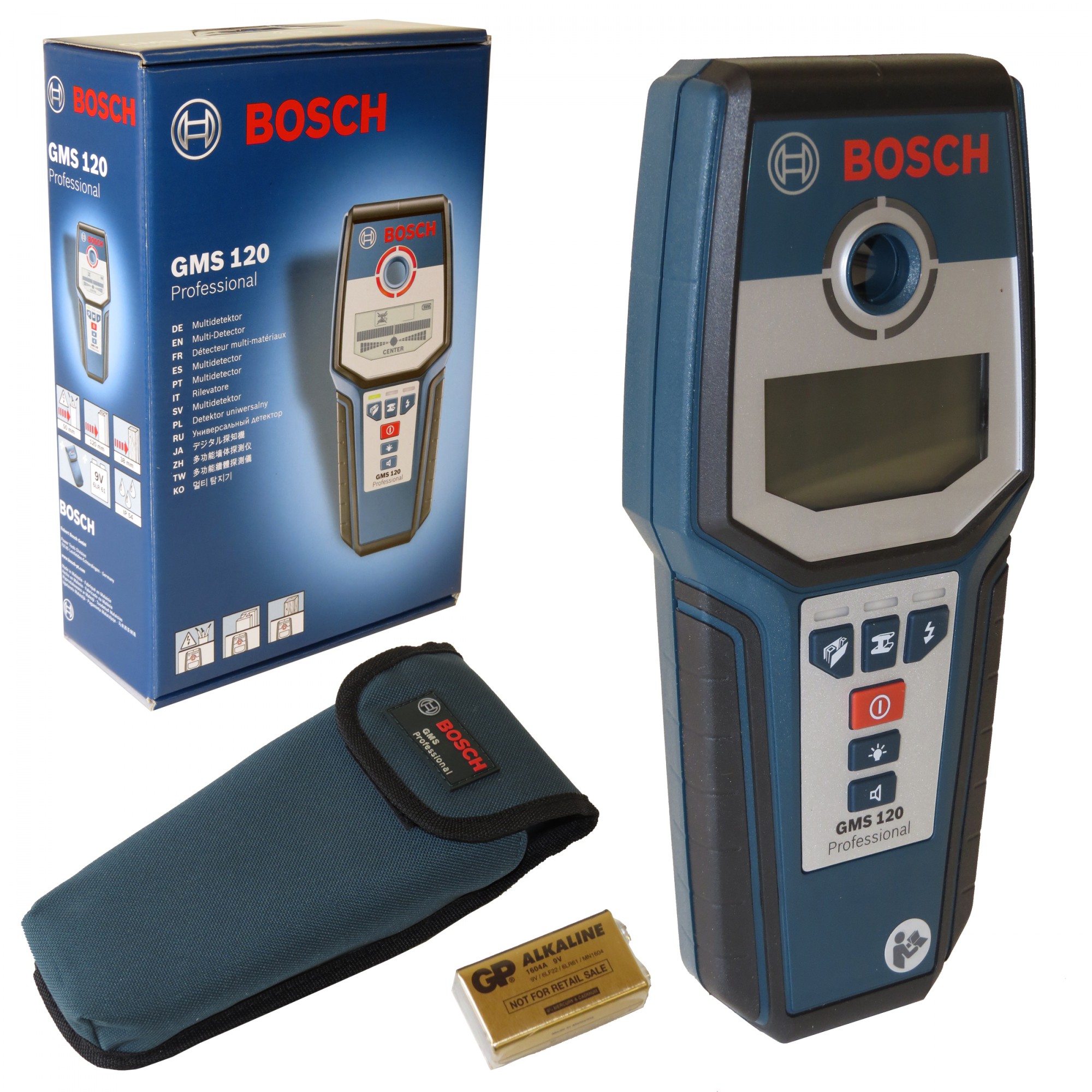 Bosch GMS 120 Professional Digitální detektor kovů