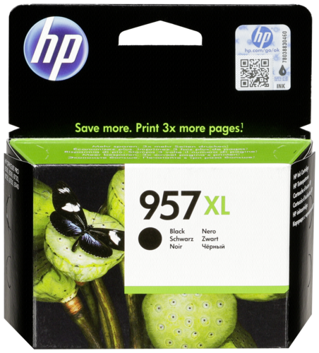 HP inkoustová kazeta černá 957XL, L0R40AE