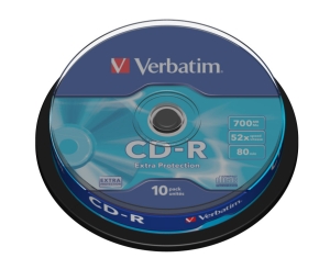 Verbatim CD-R 700MB 52x, spindle, 10ks (43437)