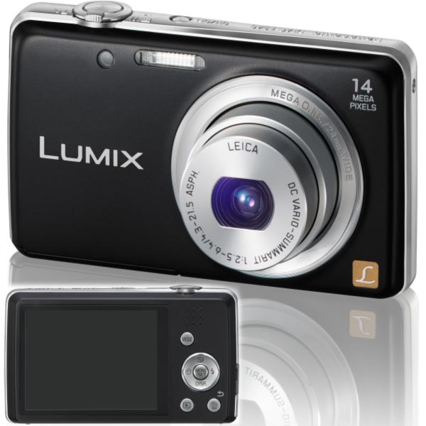 Panasonic DMC-FS40EP-K, 14.1Mpx, 5x zoom 24mm , OIS, černá