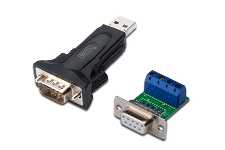 Digitus převodník USB 2.0 na sériový port, RS485, DSUB 9M + Pinout adaptér