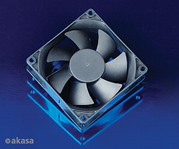 AKASA ventilátor DFS802512M, 80 x 25mm, kluzné ložisko