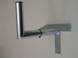 Držák antény 35cm s křížem, trubka 42/2mm, zinek Galva Anténní držák 35cm T (p.4,2 cm)
