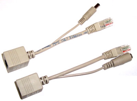 POE - pasivní sada kabelů (injector a splitter)