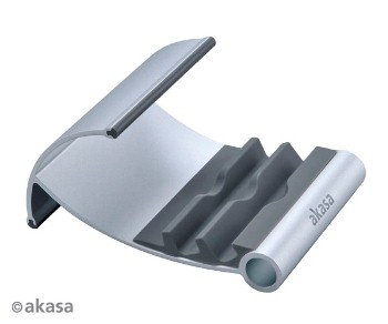 AKASA stojánek na tablet AK-NC054-GR, hliníkový, šedá