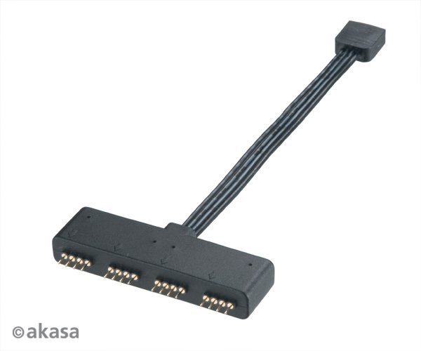 AKASA RGB LED splitter, 4-pin