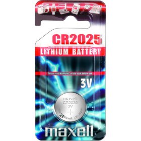MAXELL Lithium CR2025 5ks 0284 AVACOM knoflíková baterie CR2025 Maxell Lithium 1ks Blistr