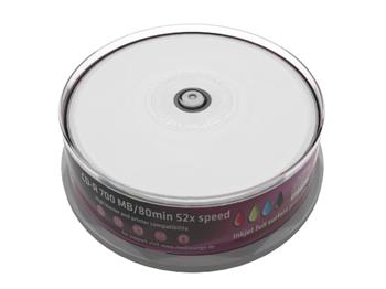 CD-R MediaRange 700MB 52x SPINDL (25pack), printable