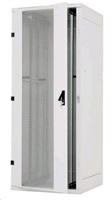 TRITON 19" stojanový rozvaděč 42U/800x1000, přední a zadní dveře 80% síto, boční kryty plech, RAL7035 - šedá