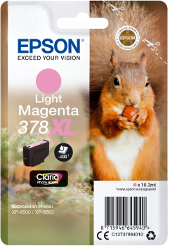 Epson T3796 - originální Epson Singlepack Light Magenta 378 XL