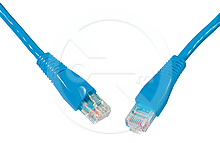 SOLARIX patch kabel CAT5E UTP PVC 1m modrý snag-proof