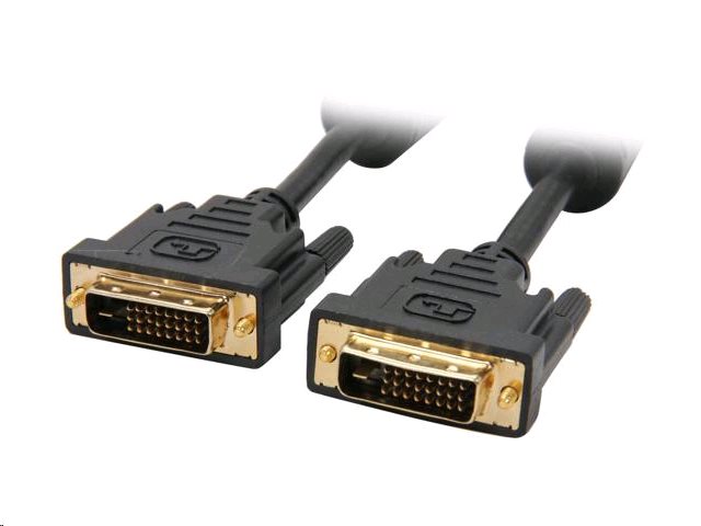C-Tech CB-DVI-18-B Kabel přípojný DVI-DVI, M/M, 1,8m DVI-D, dual link