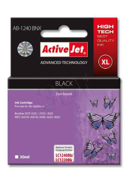 ActiveJet ink cartr. Brother LC-1240Bk - 30 ml - 100% NEW AB-1240BNX