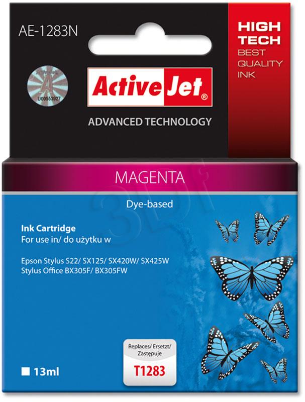 ActiveJet ink cartr. Eps T1283 Magenta S22/SX125/SX425 100% NEW AE-1283