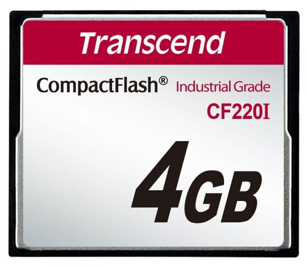 TRANSCEND 4 GB TS4GCF220I TRANSCEND CFCard 4GB Industrial UDMA5