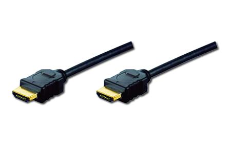 ASSMANN HDMI 2.0 Cable 2xHDMI Typ A plug HDMI High-Speed with ethernet 1m bulk 4K Ultra HD uand 3D ARC CEC