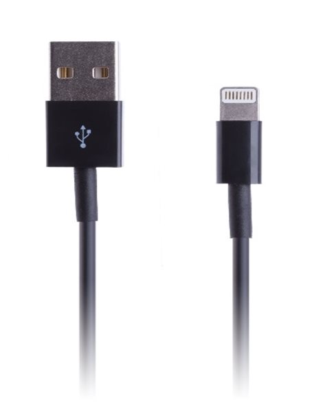 CONNECT IT Wirez Apple Lightning - USB, černý, 1m