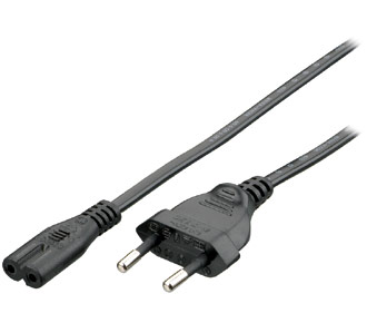 equip napajecí kabel pro notebooky, euro, černý 1,8m
