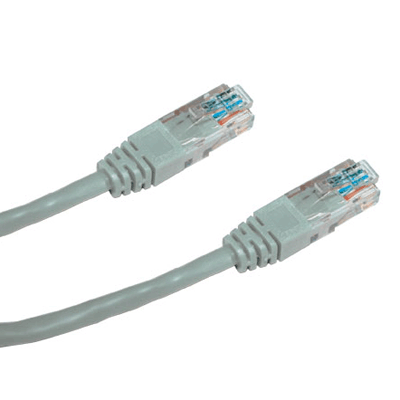 DATACOM Patch kabel UTP CAT5E 5m šedý