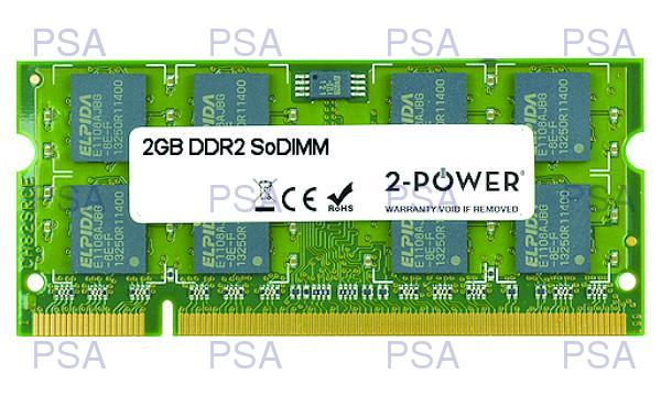 2-Power SODIMM DDR2 2GB MEM0702A 2-Power 2GB MultiSpeed 533/667/800 MHz DDR2 SoDIMM 2Rx8 (DOŽIVOTNÍ ZÁRUKA)